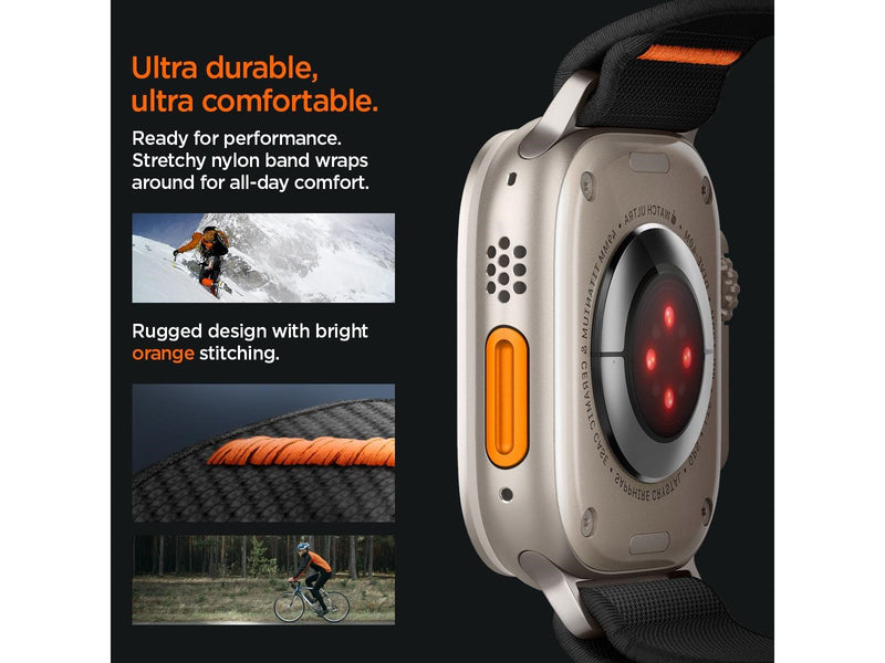 Spigen Lite Fit Ultra - black - Apple Watch 49mm/45mm/44mm/42mm