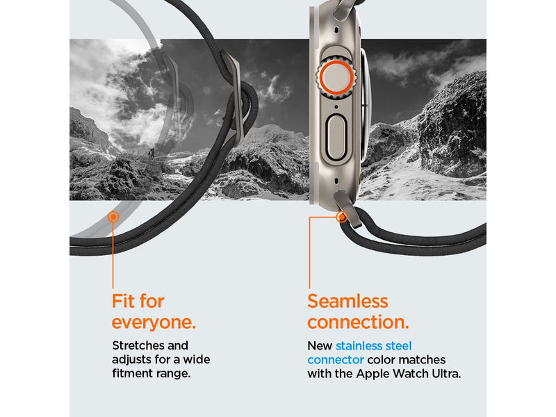 Spigen Lite Fit Ultra - black - Apple Watch 49mm/45mm/44mm/42mm