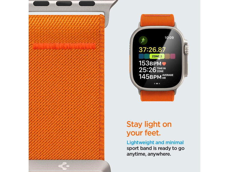 Spigen Lite Fit Ultra - orange - Apple Watch 49mm/45mm/44mm/42mm