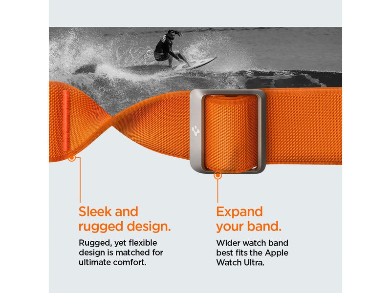 Spigen Lite Fit Ultra - orange - Apple Watch 49mm/45mm/44mm/42mm