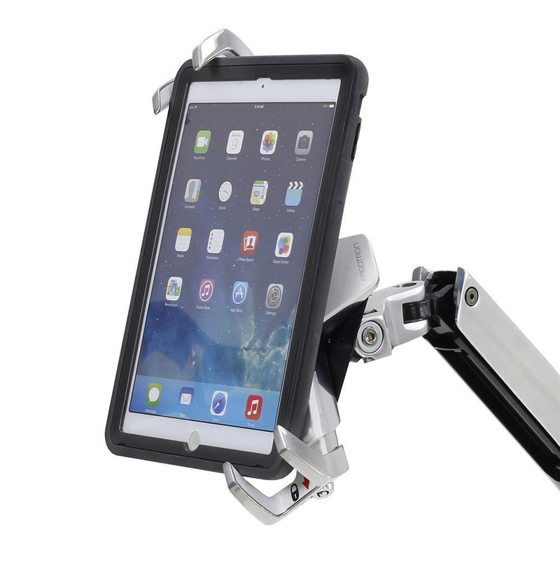Ergotron Verriegelbare Tablet Befestigung für ein Tablet 20,07-33,02 cm 7,9-13 Zoll silber