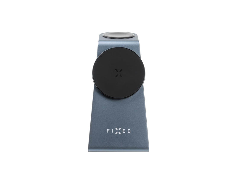 FIXED 3in1 Mag Aluminum Wireless Charging station Black