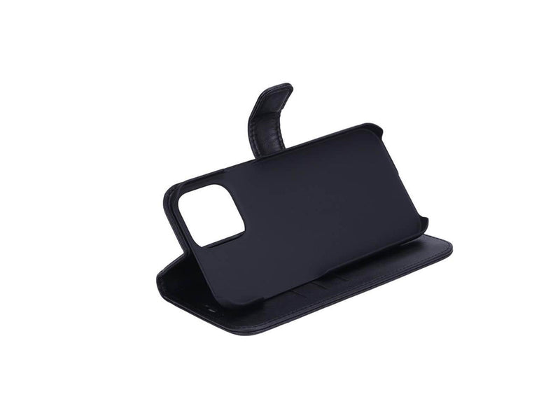 Radicover Anti Radiation Mobile Case PU Leather iPhone 13 Pro Max Flipcover Black