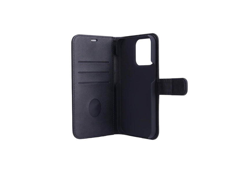 Radicover Anti Radiation Mobile Case PU Leather iPhone 13 Pro Flipcover Black
