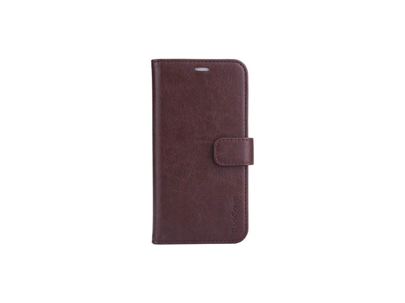Radicover Anti Radiation Mobile Case PU Leather iPhone 13 Flipcover Brown