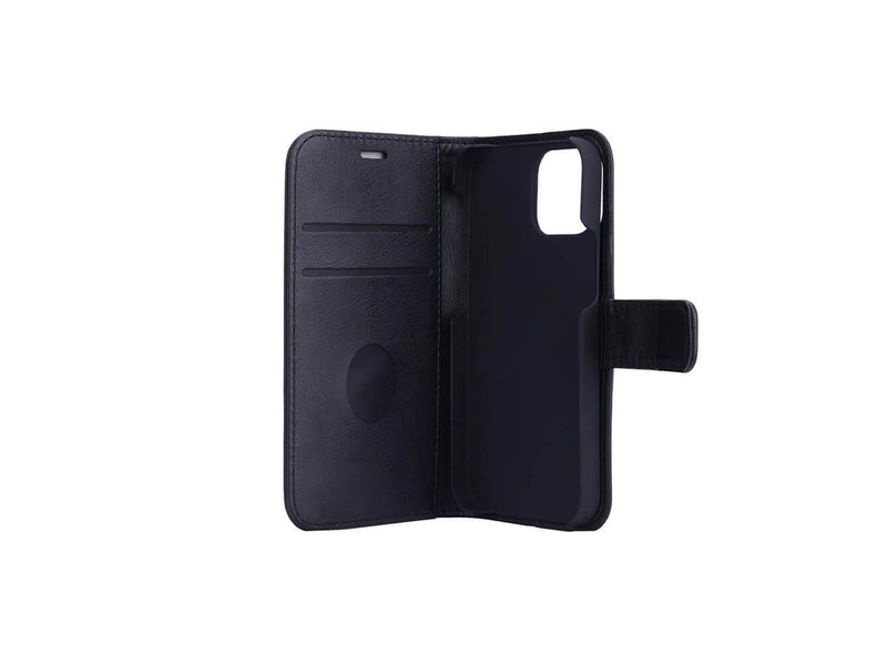 Radicover Anti Radiation Mobile Case PU Leather iPhone 13 Mini Flipcover Black
