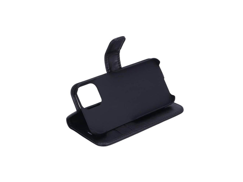 Radicover Anti Radiation Mobile Case PU Leather iPhone 13 Mini Flipcover Black
