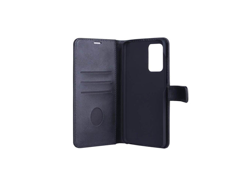 Radicover Radiation protected Mobilewallet PU Samsung A72 Flipcover Black 3-Led RFID