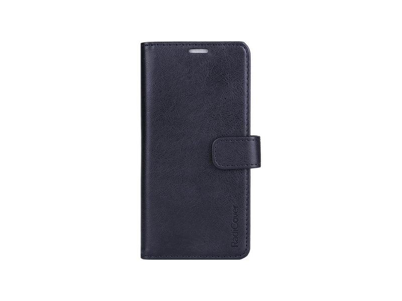 Radicover Radiation protected Mobilewallet PU Samsung  S21/S30 Flipcover Black 3-Led RFID