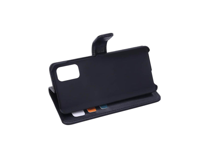 Radicover Radiation protected Mobilewallet PU Samsung Galaxy A41 Flipcover Black 3-Led RFID