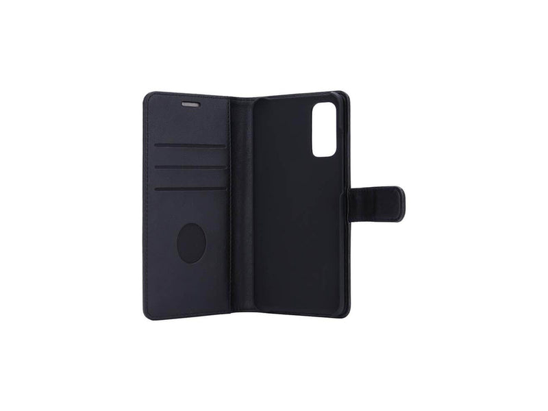 Radicover Radiationprotected Mobilewallet PU Samsung S20 Flipcover Black 3-Led RFID