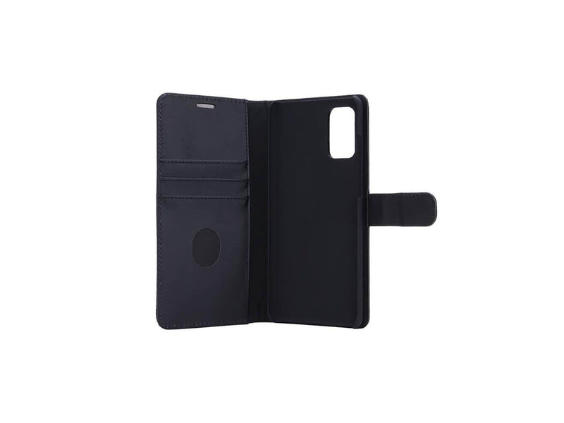 Radicover Radiationprotected Mobilewallet Leather Samsung S20 Plus 2in1 Magnetcover Black 3-Led RFID