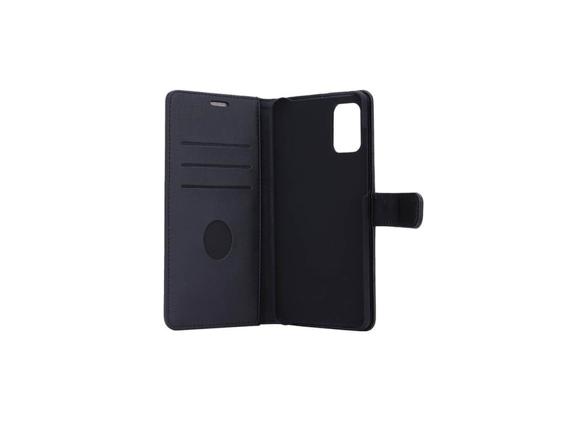 Radicover Radiationprotected Tabletfodral PU Samsung A71 Flipcover Black 3-Led RFID