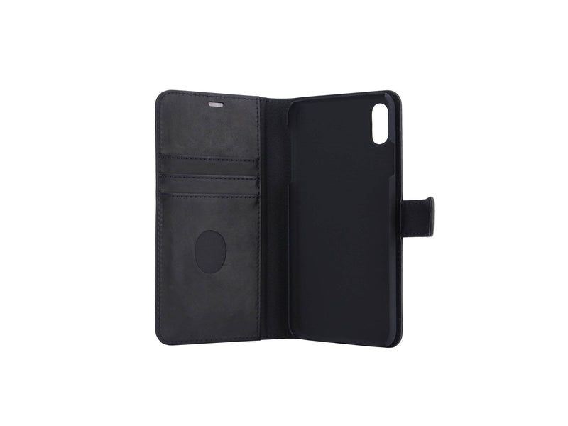 Radicover Radiationprotected Mobilewallet Leather iPhone Xs Max 2in1 Magnetcover Black