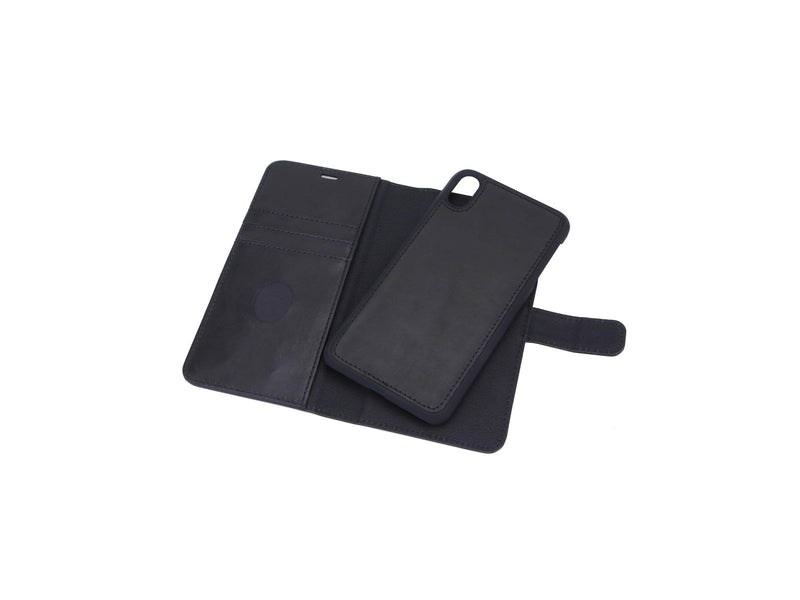 Radicover Radiationprotected Mobilewallet Leather iPhone Xs Max 2in1 Magnetcover Black