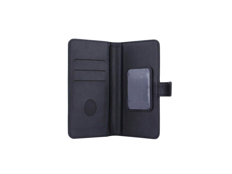 Radicover Radiationprotected Mobilewallet PU Universal Large 5.5-6.2" 2in1 Magnetcover Black