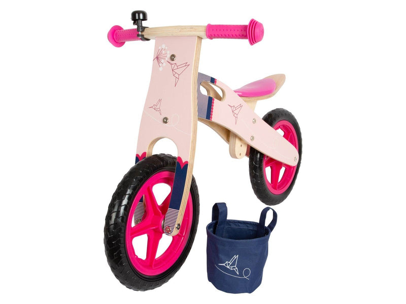 Small Foot - Wooden Balance Bike Hummingbird Pink