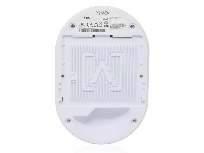 Alta Labs AP6 PRO Professional Dual-Band Wireless WiFi 6 Access Point 4096 QAM IP54 Rated