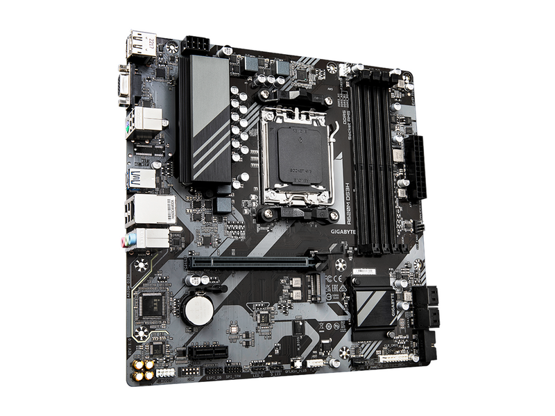 GIGABYTE A620M DS3H Mainboard - AMD A620 - AMD AM5 socket - DDR5 RAM - Micro-ATX