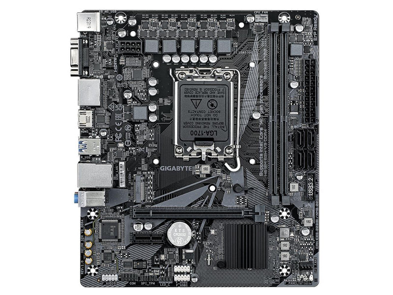 GIGABYTE H610M S2H V3 DDR4 Mainboard - Intel H610 - Intel LGA1700 socket - DDR4 RAM - Micro-ATX