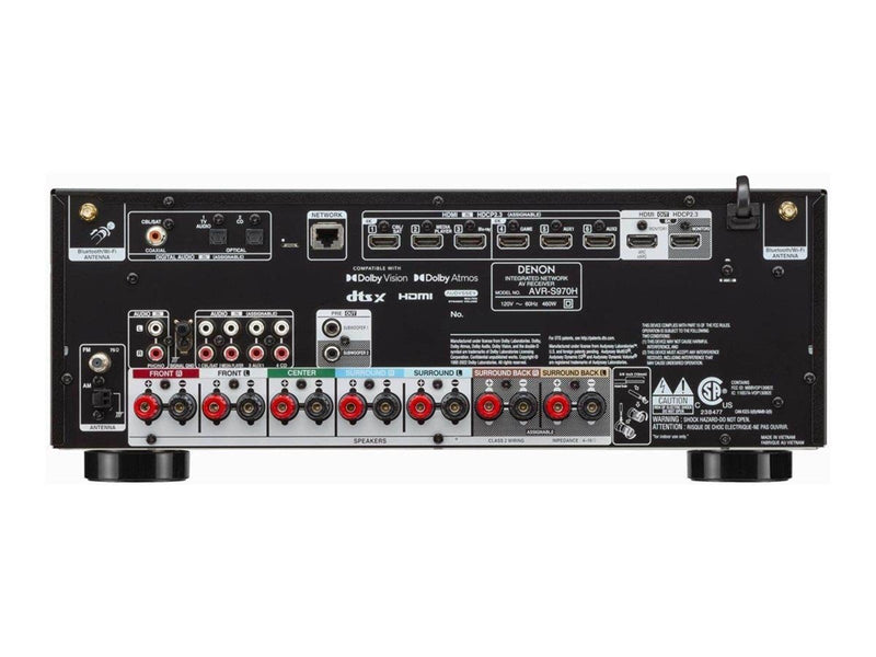 Denon AVR S970H - AV-Netzwerksempfänger - 7.2-Kanal - Schwarz