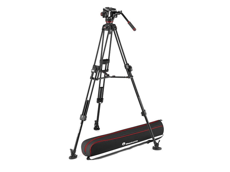 Manfrotto Video Tripod Kit 504X + 645 Fast Twin Aluminium