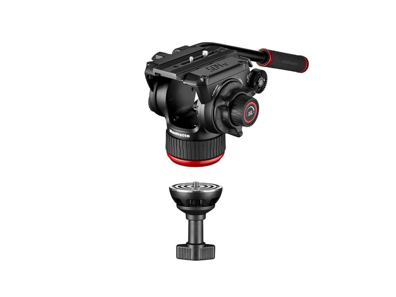 Manfrotto Video Tripod Kit 504X + 645 Fast Twin Aluminium