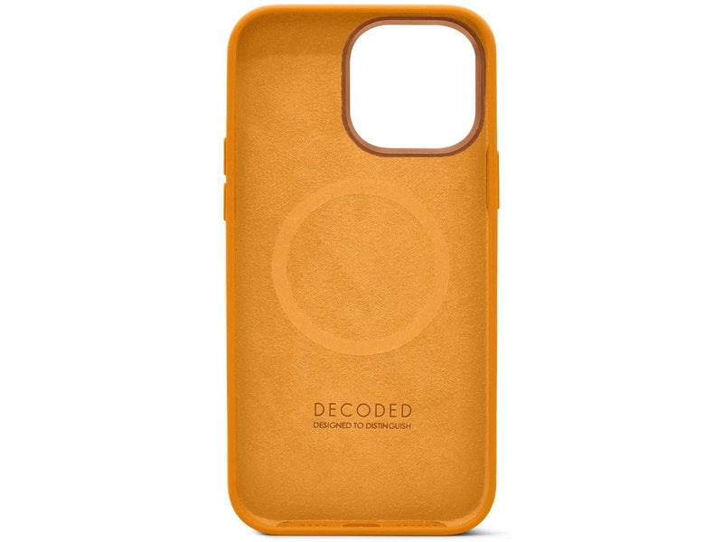 Decoded Antimicrobial Silicone Back Cover iPhone 14 Pro Max - Apricot