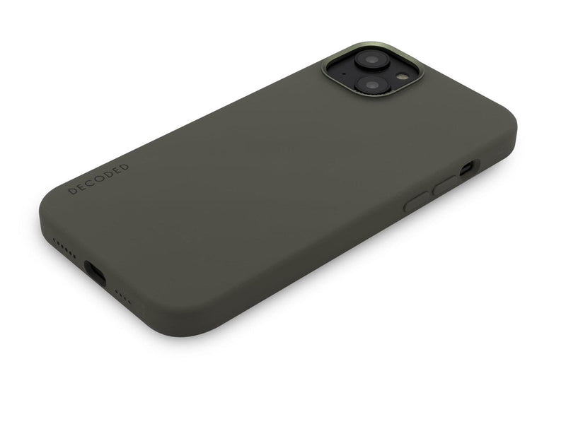 Decoded Silicone BackCover - olive - iPhone 14 Plus