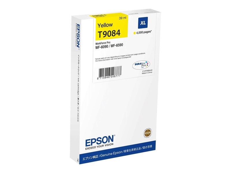 Epson T9084 - XL size - yellow - original - ink cartridge - Tintenpatrone Gelb