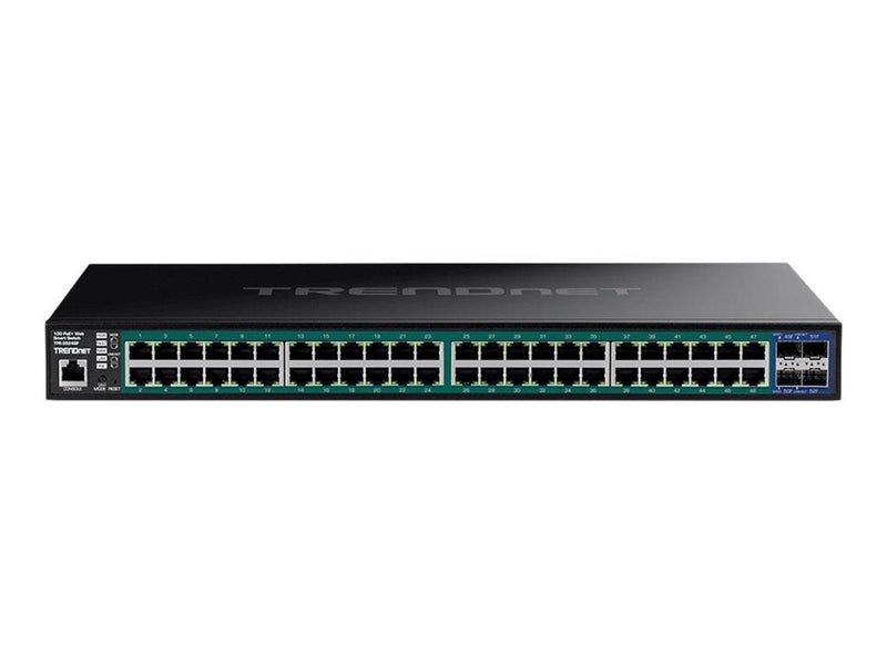 TRENDnet TPE-3524SF - switch - 52-port web - 52 ports - smart - rack-mountable - TAA Compliant