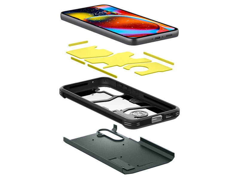 Spigen Tough Armor - abyss green - Samsung Galaxy S23 FE