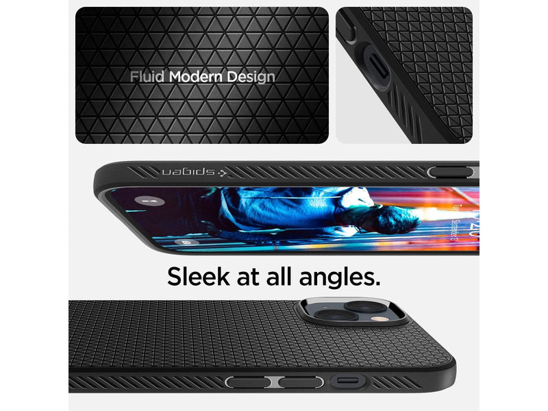 Spigen Liquid Air - matte black - iPhone 14