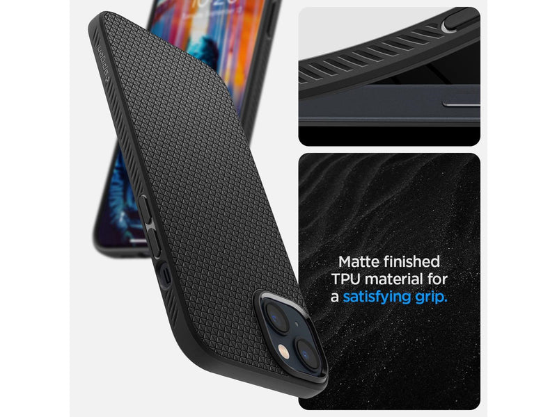Spigen Liquid Air - matte black - iPhone 14