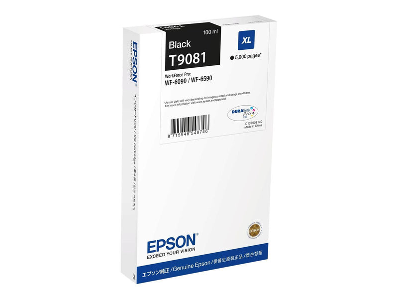 Epson T9081 - XL - black - original - ink cartridge - Tintenpatrone Schwarz