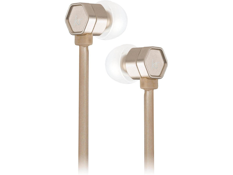 KitSound Headphone Hive Gold In-Ear Wireless Mic