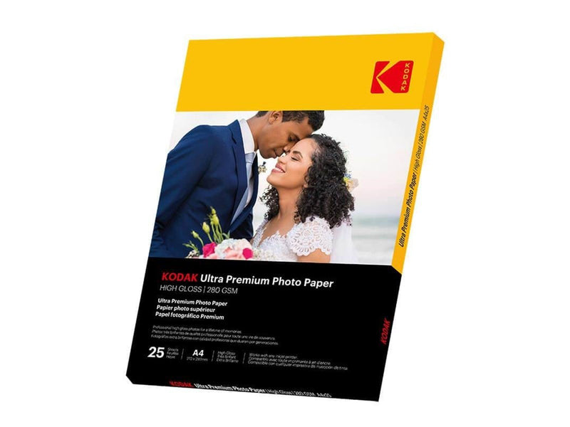 KODAK 21x29.7cm Glossy Photo Paper 280/m² 25 Sheets