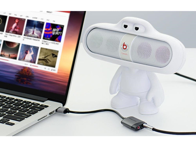Vention External USB Sound Card 3.5mm 0.15m (gray)