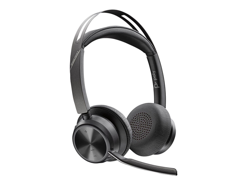 Poly Voyager Focus 2 | On Ear Wireless headset | Microphone | Active noisereduction