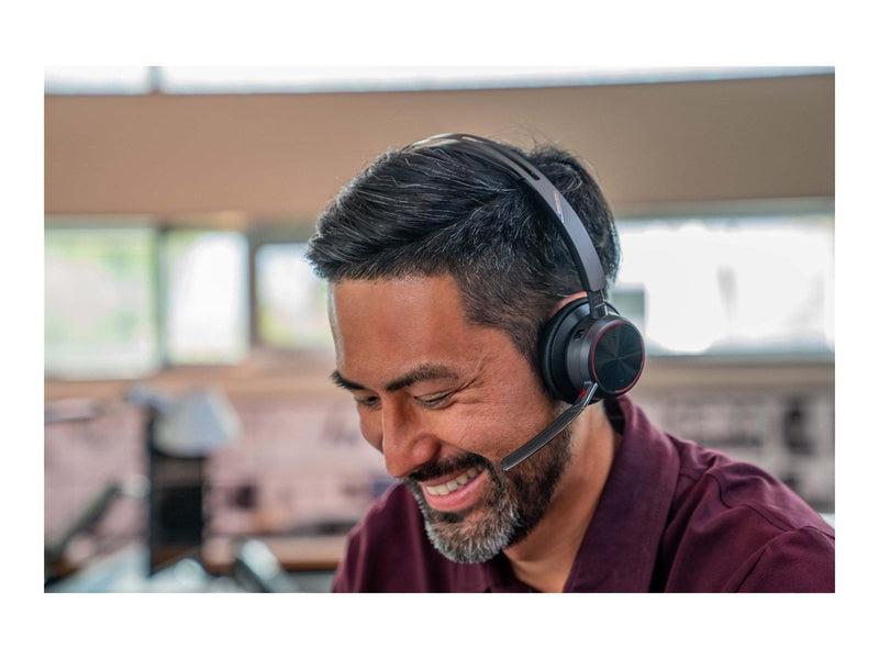 Poly Voyager Focus 2 | On Ear Wireless headset | Microphone | Active noisereduction