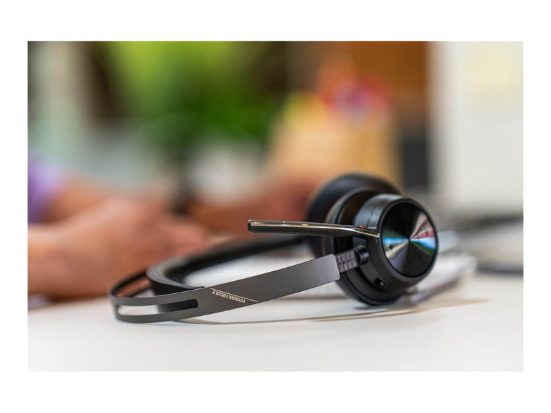 Poly Voyager Focus 2 | On Ear Wireless headset | Microphone | Active noisereduction