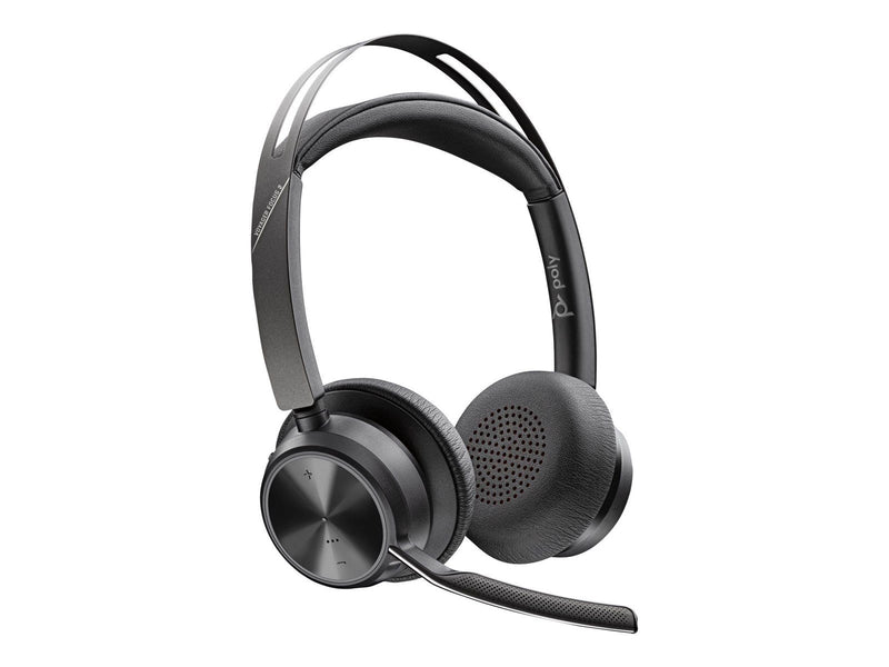 Poly Voyager Focus 2 | On Ear Wireless headset | Microphone | Active noisereduction