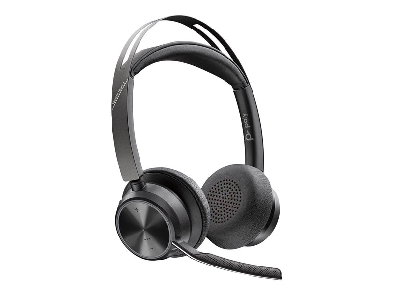 Poly Voyager Focus 2 | On Ear Wireless headset | Microphone | Active noisereduction