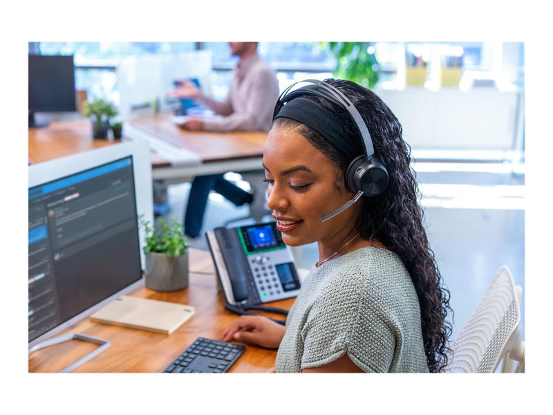 Poly Voyager Focus 2 USB-C Headset with charge stand