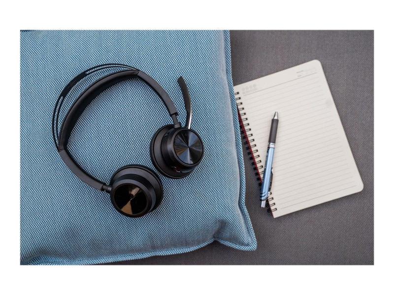 Poly Voyager Focus 2 USB-C Headset with charge stand