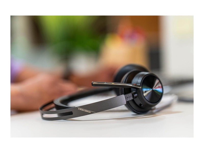 Poly Voyager Focus 2 USB-C Headset with charge stand