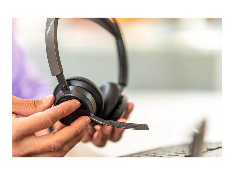 Poly Voyager Focus 2 USB-C Headset with charge stand