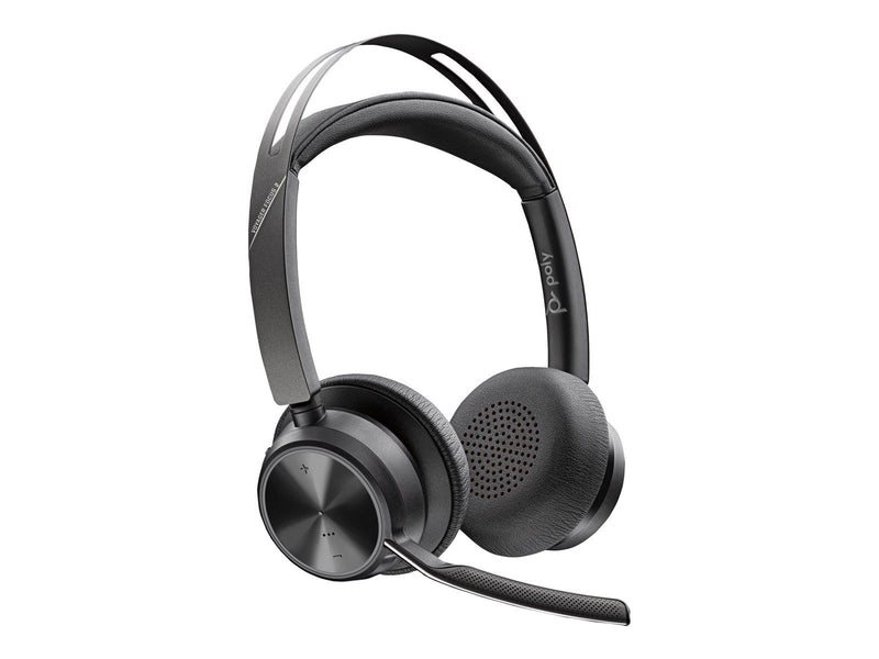 Poly Voyager Focus 2 USB-C Headset with charge stand