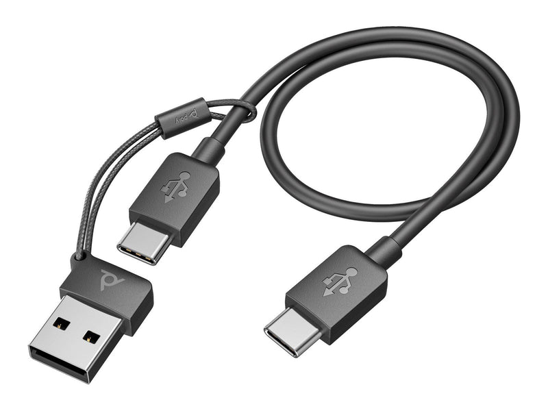 Poly Voyager Focus 2 USB-C Headset with charge stand