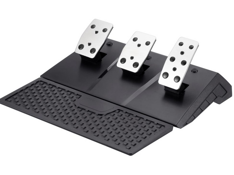 MAXX TECH PRO FF RACING WHEEL KIT (WHEEL 3-PEDAL SET & SHIFTER) - Wired Wheel, gamepad and pedals set - Sony PlayStation 4